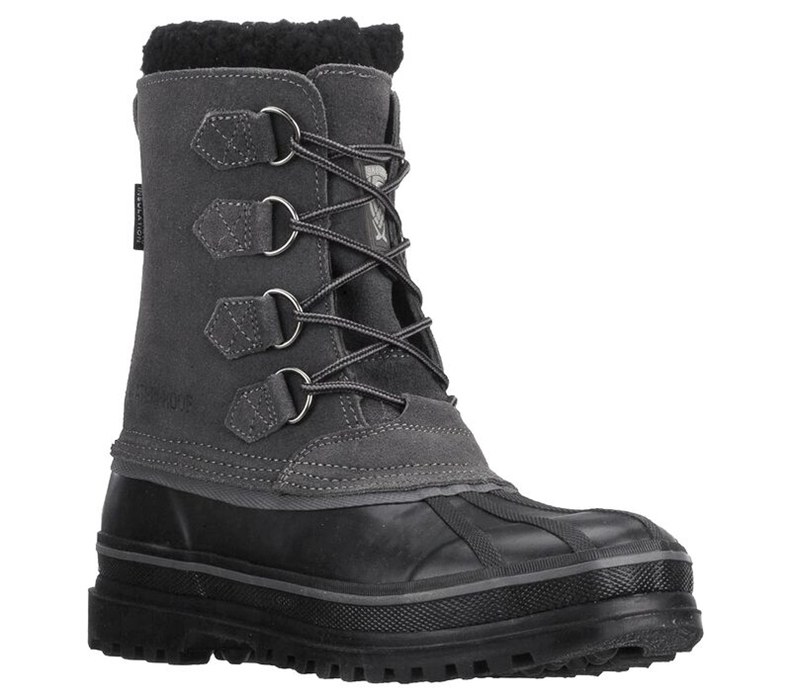 Skechers Revine - Hopkin - Mens Boots Black/Grey [AU-KA1774]